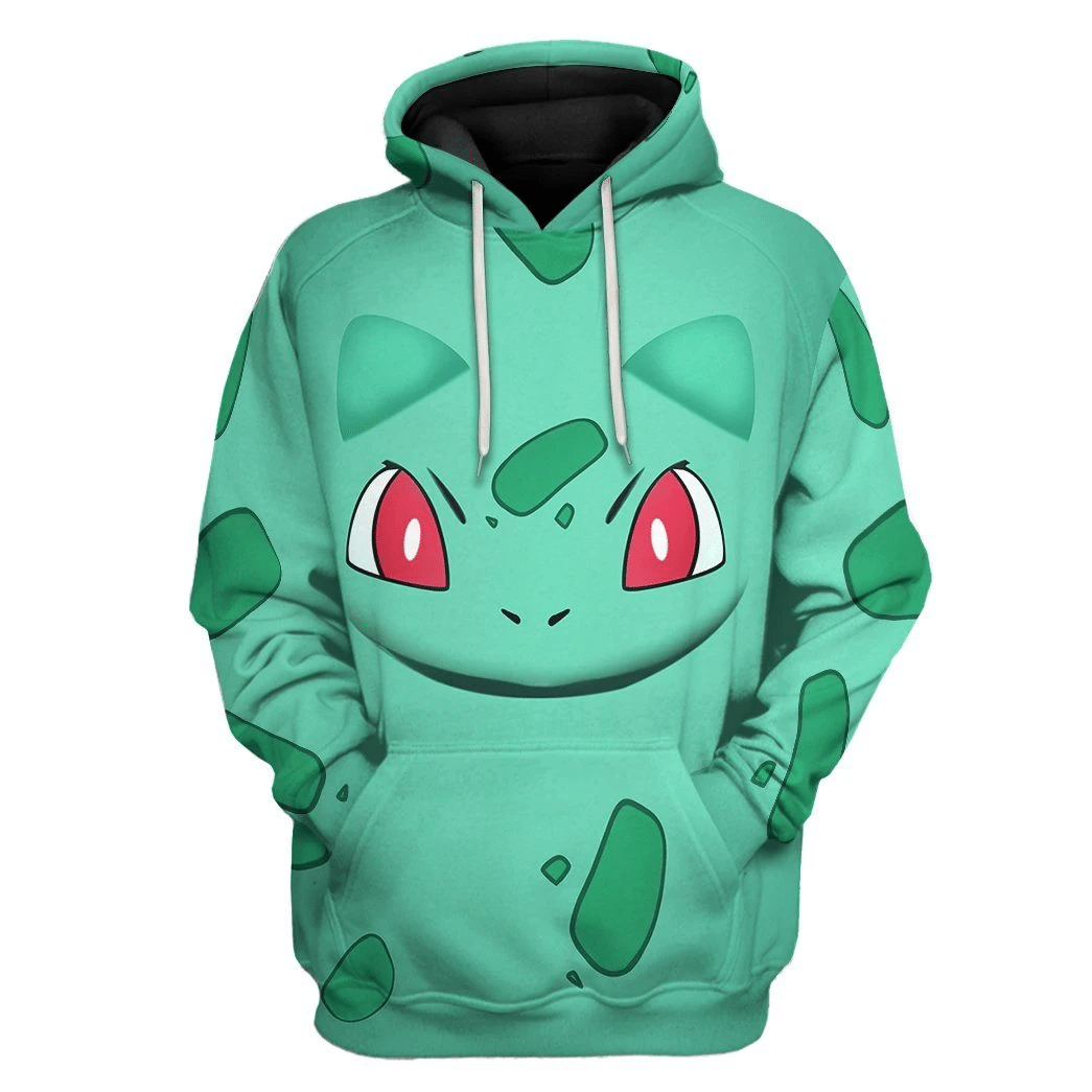 3D Pokemon Bulbasaur Tshirt Hoodie Apparel Vilechante
