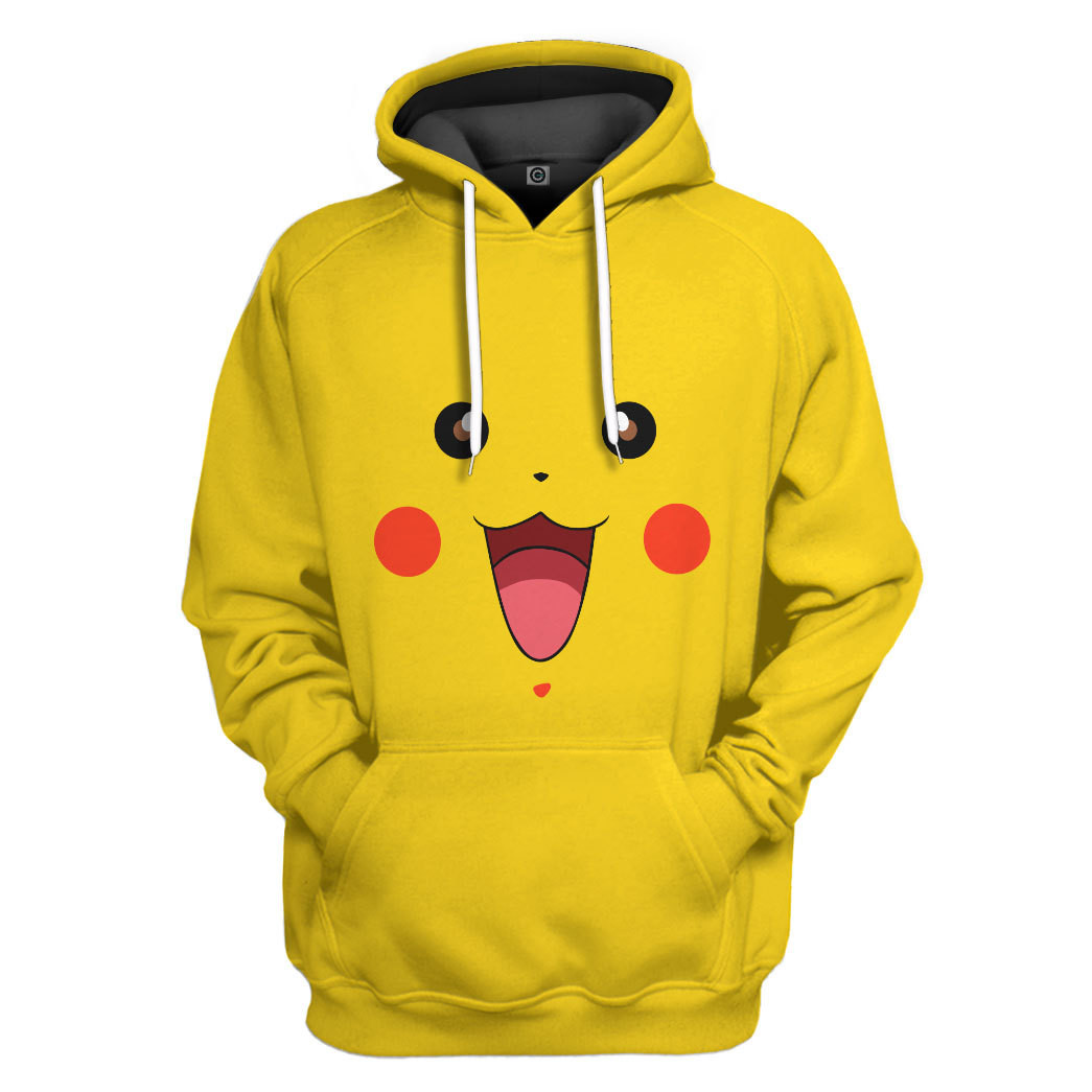 3D Pokemon Pikachu Cosplay Custom Tshirt Hoodie Apparel Welsmie