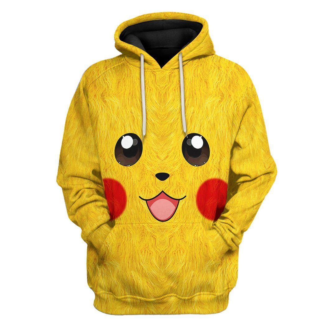 3D Pokemon Pikachu Tshirt Hoodie Apparel Welsmie